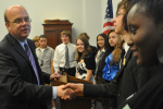 Monday, 4/16/12 - Youth spoke alongside Congressman Jim McGovern at a congressional screening of the IHTD films.