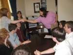 Monday, 4/16/2012 - Youth from Plugged In Teen Band Program (Needham, MA) meet with senator John Kerry’s tax adviser.